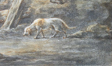 Load image into Gallery viewer, Martinus Schouman Watercolour Seascape A Danish Ship Close To Shore Circa.1790