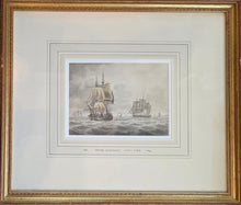 Load image into Gallery viewer, John Cleveley The Younger 18th.Century Watercolour Sailing Vessels In An Open Sea Circa.1770