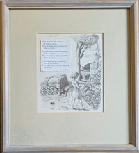Load image into Gallery viewer, Harold Jones Pen And Ink Drawing "The Childs Garden" Original Artwork For Bless This Day 1958