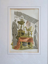 Load image into Gallery viewer, Eric Ravilious Lithograph "Second-Hand Furniture And Effects" 1938