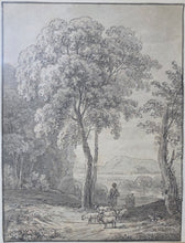 Load image into Gallery viewer, Jean Baptiste Claude Chatelain 18th.Century Pen And Ink Landscape Drawing Circa.1740