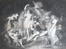 Load image into Gallery viewer, JB Simon After Henry Fuseli R.A. Stipple Engraving A Midsummer Nights Dream 1796