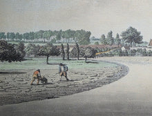 Load image into Gallery viewer, Samuel Hieronymus Grimm Topographical Watercolour Drawing Figures Constructing A Canal By A Country House 1783
