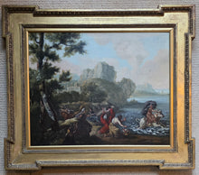 Load image into Gallery viewer, D Nettema Dutch School 17th.Century Oil Painting Europa And The Bull 1697