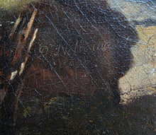Load image into Gallery viewer, D Nettema Dutch School 17th.Century Oil Painting Europa And The Bull 1697