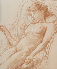 Load image into Gallery viewer, Jane Erin Emmet De Glehn Red Chalk Nude Study Circa.1910