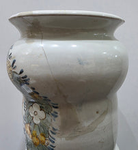 Load image into Gallery viewer, Italian Armorial Maiolica Albarello Castelli Circa.1660