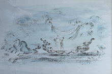 Load image into Gallery viewer, Oliver Messel Watercolour Stage Design For The Magical Boat In Sleeping Beauty 1946