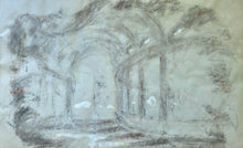 Load image into Gallery viewer, Oliver Messel Stage Set Design Colonnade For 'Tough At The Top' 1949