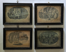 Load image into Gallery viewer, "The Prodigal Son" A Group Of Four 18th.Century Copper Engravings In Their Original Frames 1790