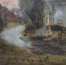 Load image into Gallery viewer, Eugène Deshayes Barbizon School Oil Sketch Circa.1870
