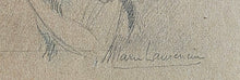 Load image into Gallery viewer, Marie Laurencin Pencil And Watercolour Portrait Study Of Alicia Markova In Les Biches 1925
