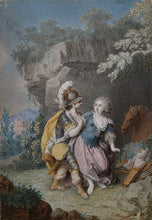 Load image into Gallery viewer, Attr.Jacques Charlier 18th.Century French School Miniature Painting The Abduction Of Helen Circa.1750