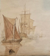 Load image into Gallery viewer, Martinus Schouman Dutch School Early 19th.Century Maritime Watercolour 1805