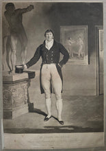 Load image into Gallery viewer, Charles Turner After Benjamin Marshall Large Mezzotint Portrait Engraving Of The Boxer "Gentleman" John Jackson 1810 Rare