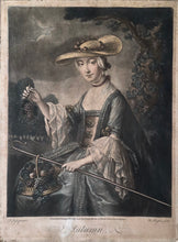 Load image into Gallery viewer, Richard Houston After Robert Pyle Set Of Mezzotint Engravings The Four Seasons Published By Carington Bowles Circa.1760