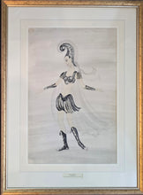 Load image into Gallery viewer, Doris Zinkeisen Watercolour Theatrical Costume Design For Miss Freehaven Circa.1935