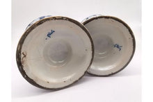 Load image into Gallery viewer, Pair Of Early 18th.Century Dutch Delftware Double Gourd Vases