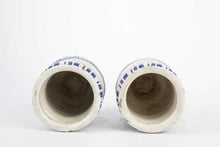 Load image into Gallery viewer, Pair Of 18th.Century Italian Maiolica Drug Jars Savona Circa.1700