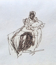 Load image into Gallery viewer, George Romney Pen And Ink Study Of A Mother Teaching Her Child To Read Circa.1780