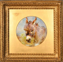Load image into Gallery viewer, William Huggins Oil Study Of A Donkey 1876