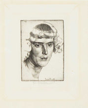 Load image into Gallery viewer, Gerald Leslie Brockhurst Etching  Amanda No.1 (Marguerite) 1920