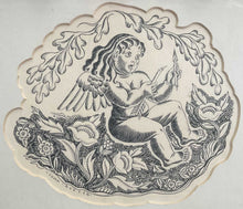 Load image into Gallery viewer, John Austen R.B.A Pen And Ink Drawing "Aphrodite With A Broken Arrow" Circa.1930.