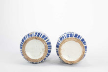 Load image into Gallery viewer, Pair Of 18th.Century Italian Maiolica Drug Jars Savona Circa.1700