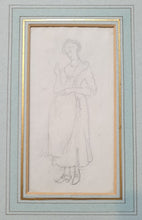 Load image into Gallery viewer, Paul Sandby R.A. Pencil Study Of A Young Woman Reading Circa.1770