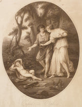 Load image into Gallery viewer, Angelica Kauffman Stipple Engraving Cupid And Cephisa