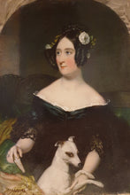 Load image into Gallery viewer, Princess Gaggiotti With Her Italian Greyhound Robert Thorburn Portrait Miniature