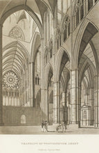 Load image into Gallery viewer, Poets' Corner Westminster Abbey Thomas Malton The Younger Watercolour