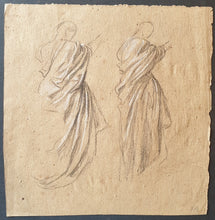 Load image into Gallery viewer, George Frederic Watts Chalk Drawing Love And Death