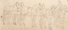 Load image into Gallery viewer, Paul Sandby R.A. Drawing William Duke Of Cumberland's Horses
