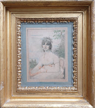 Load image into Gallery viewer, Samuel Shelley Watercolour Portrait Of Elizabeth Robertson