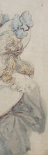 Load image into Gallery viewer, Thomas Rowlandson Watercolour Portrait