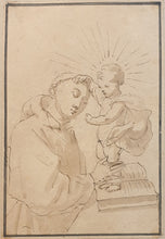 Load image into Gallery viewer, 17th.Century Spanish School Pen And Ink Drawing Circle Of Claudio Coello
