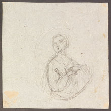 Load image into Gallery viewer, Italian School Mid 17th.Century Drawing The Holy Family