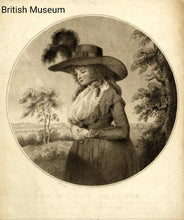 Load image into Gallery viewer, William Ward A.R.A. Chalk Drawing "The Musing Charmer"