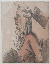 Load image into Gallery viewer, Henry William Bunbury Caricature Portrait Watercolour
