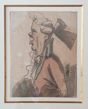Load image into Gallery viewer, Henry William Bunbury Caricature Portrait Watercolour