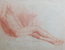 Load image into Gallery viewer, François-André Vincent Red Chalk Male Nude Study