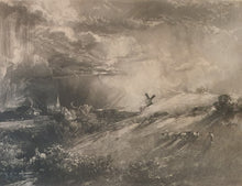 Load image into Gallery viewer, John Constable Summer Afternoon After A Shower Mezzotint Engraving 1831
