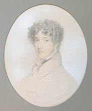 Load image into Gallery viewer, William Lamb Viscount Melbourne Regency Period Pencil Portrait
