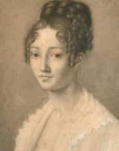 Load image into Gallery viewer, Julie Hugo French School Early 19th.Century Portrait Of The Artists Sister