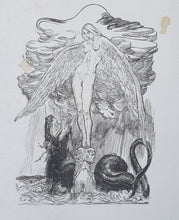Load image into Gallery viewer, Frederick Carter Woodcut Circa.1920