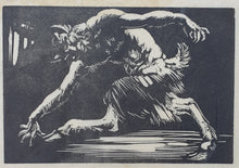Load image into Gallery viewer, Frederick Carter Woodcut Circa.1920