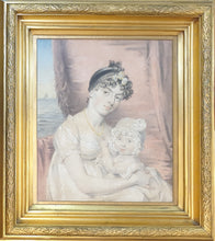 Load image into Gallery viewer, John Downman A.R.A. Portrait Of Sarah King And Her Daughter 1805
