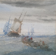 Load image into Gallery viewer, Charles Grant Davidson R.W.S Watercolour Seascape Circa.1860