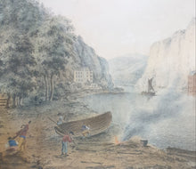 Load image into Gallery viewer, Large 18th.Century Topographical Drawing Hotwells Bristol Circa.1780